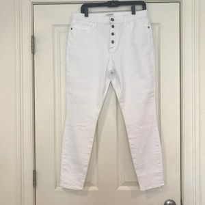 FRAME DENIM - Le High Skinny - White Cotton Skinny Jeans